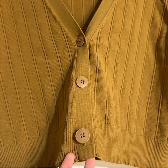 J. Crew Supersculpt V-Neck Cardigan Sweater Size XL Stretch Casual Fall - Picture 4 of 10